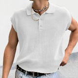 Polo Shirts Spring/Summer Knitwear Men's Polo Top