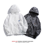 Men Sun Protection Dressing Loose Hooded Sun-Proof Top Baby Boy and Girl Summer Thin Coat Top