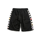 Men Shorts Plaid Printed Straight Shorts