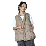 Women Winter Coats Puffer down Vest Lightweight down Jacket Thin Vest