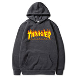 Thrasher Hoodie Hip Hop Fashion Hooded Sweatshirt Top