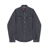 Denim Shirts Autumn Loose Denim Shirt Jacket Men's Long Sleeve