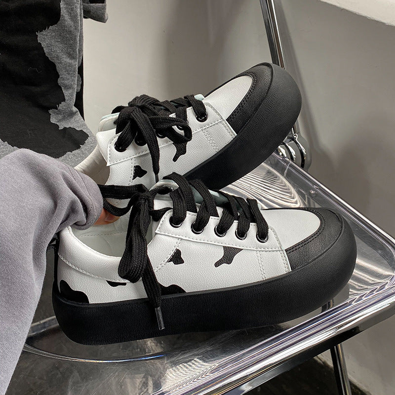 Cow Print Hey Dude Shoes Head Bread Cow Shoes