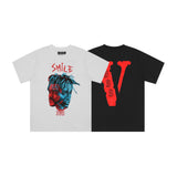 Vlone Summer Printed Loose ShortSleeved Tshirt