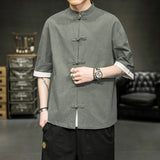 Men's T-shirt Solid Color Shirt Cardigan