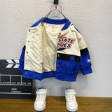 Toddler Boys Jackets Boys' Jacket Baseball Uniform Autumn Stand Collar Jacket