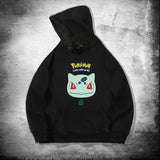 Men and Women Pokemon Pikachu Hoodie Pokémon Bulbasaur Hooded Sweater