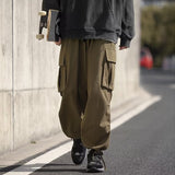 Men Cargo Pants Men's Loose Casual Trousers Pants Autumn