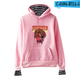 Juice WRLD in Loving Memory Hoodie Juice WRLD Peripheral Fashion Fake Two Pieces Printed Sweater for Women