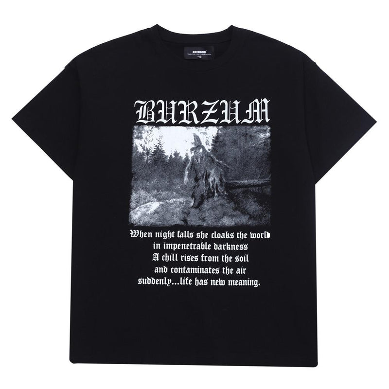 Men T Shirt Summer Casual Tops Landscape Printing Short Sleeve T-shirt Men's High Street Crew Neck T-shirt Street Fashion Loose Half Sleeve