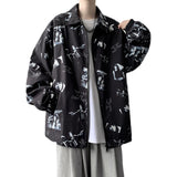 Men's Shirts Casual Printed Jacket Coat