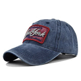 Yankee Baseball Cap Embroidery Peaked Cap Distressed Three-Dimensional Embroidery