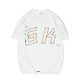 Men T Shirt Summer Casual Tops Men's Clothes Summer Wear Retro Men's round Neck Short Sleeve Casual Loose Embroidered Color Matching T-shirt