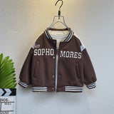 Toddler Boys Jackets Boys' Jacket Autumn Baseball Uniform Children