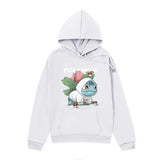Men and Women Pokemon Pikachu Coat Men's Sweater Fleece-Lined Thickened Spring and Autumn