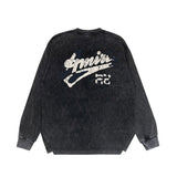 Amiri Long Sleeve T-Shirt Fashion Brand Washed and Worn Retro Long Sleeve T-shirt