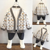 Toddler Boys Sweater Children's Cardigan Coat Sweater