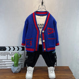 Toddler Boys Sweater Boys' Cardigan Sweater Autumn Sweater