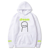 Dreamwastaken Men's Novelty Hoodies Dream Merch Shirt 2D Printed Casual Fashion Loose Hooded Sweater