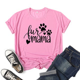 Boy Mama T Shirt Mama Printed Short Sleeve round Neck T-shirt