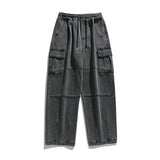 Men Cargo Pants Men's Pocket Jeans Spring Trousers