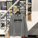 Thrasher Hoodie Flame Loose Hooded Sweater for Men and Women Autumn and Winter