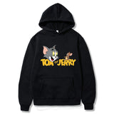 Tom and Jerry Hoodie Casual Fashionable Student Sweater