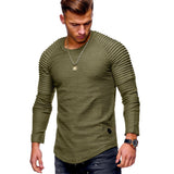 Man Tanks Long-Sleeved T-shirt Men's Casual Bottoming Shirt