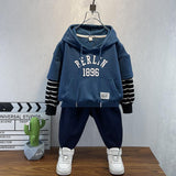 Toddler Boys Sweater Boy's Hoody Spring and Autumn Clothes Children Fake Two Pieces