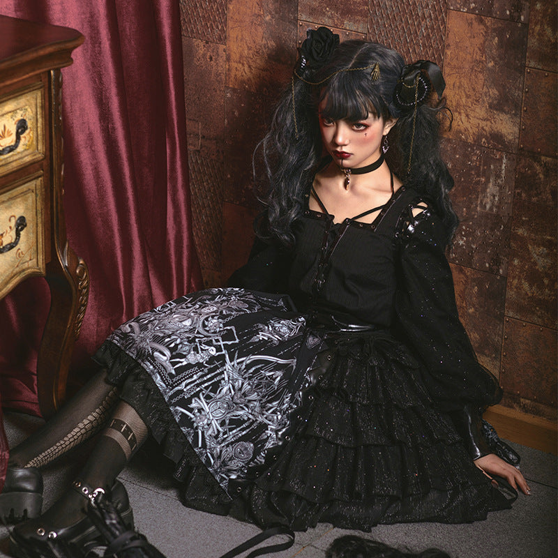 Gothic Lolita Harajuku Style Clothing Lolita JSK Lolita Dark Goth