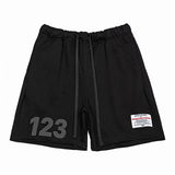 Rrr123 Shorts Three-Dimensional Printing Heavy Shorts Loose