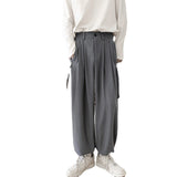 Men Suit Pants Loose-Fitting Casual Ankle-Banded Suit Pants