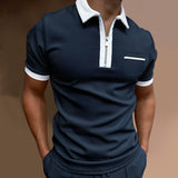 Polo Shirts Slim Fit Pocket Men's T-shirt