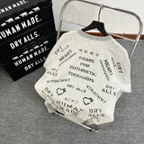 Human Made Sweatshirt Cute Pattern Brushed Hoody Loose