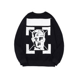 Off White Sweatshirts Long Sleeve round Neck Sweater Autumn and Winter Letter Crew Neck Pullover Terry Sweater for Men and Women
