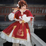 Gothic Lolita Harajuku Style Clothing Chinese Style Lolita Dress Op Han Elements Fall/Winter Lolita Skirt