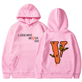 Juice WRLD in Loving Memory Hoodie Vlone & Friends Sweater Loose