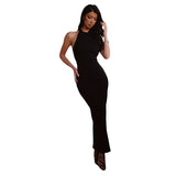 Music Festivals Rave Outfits Dress Summer Sexy Backless Slit Sheath Slim Dress for Women