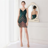 Sequin Evening Dress Sequin Short Party Gathering Dress