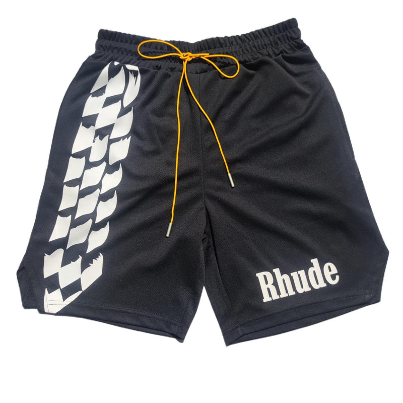 jogging shorts for men Slim Fit Muscle Gym Men Shorts Summer Workout Shorts Men's Printed Drawstring Mesh Basketball Shorts Five Points