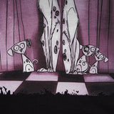 Charlie Luciano T Shirt Black Fairy Tale Series Spotty Dog Pure Cotton Loose Couple