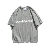 Cartoon Smiley Face Short-Sleeved T-shirt Men's Summer round Neck Half-Sleeve Pure Cotton Top Casual T-shirt Trendy T