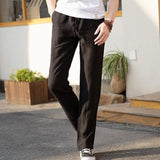 Linen Pants Straight Leg Pants Spring Summer Casual Pants Trendy Loose Straight