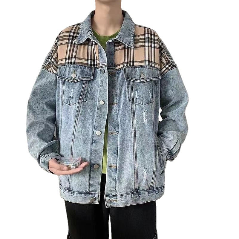 Denim Shirts Denim Jacket Men Loose Casual Jacket