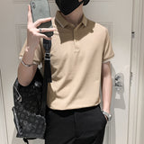 Men Short Sleeve Polo Shirt for Summer T-Shirt