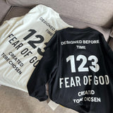 Rrr123 Sweatshirt Personality Printed Loose Sweatshirt