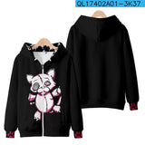 Skeleton Hoodie Zip Jacket