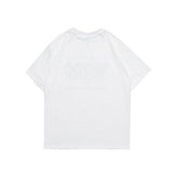 Men T Shirt Summer Casual Tops Men's Clothes Summer Wear Retro Short Sleeve American Casual Loose Letter Print T-shirt