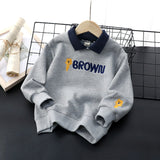 Children Hoodie Sweatshirts Brushed Hoody Autumn and Winter Girls