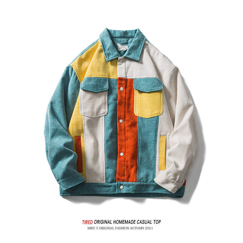 Letterman Jacket Outfit Senior Jackets Varsity Baseball Coat Baseball Uniform Men's Autumn Casual Jacket Men